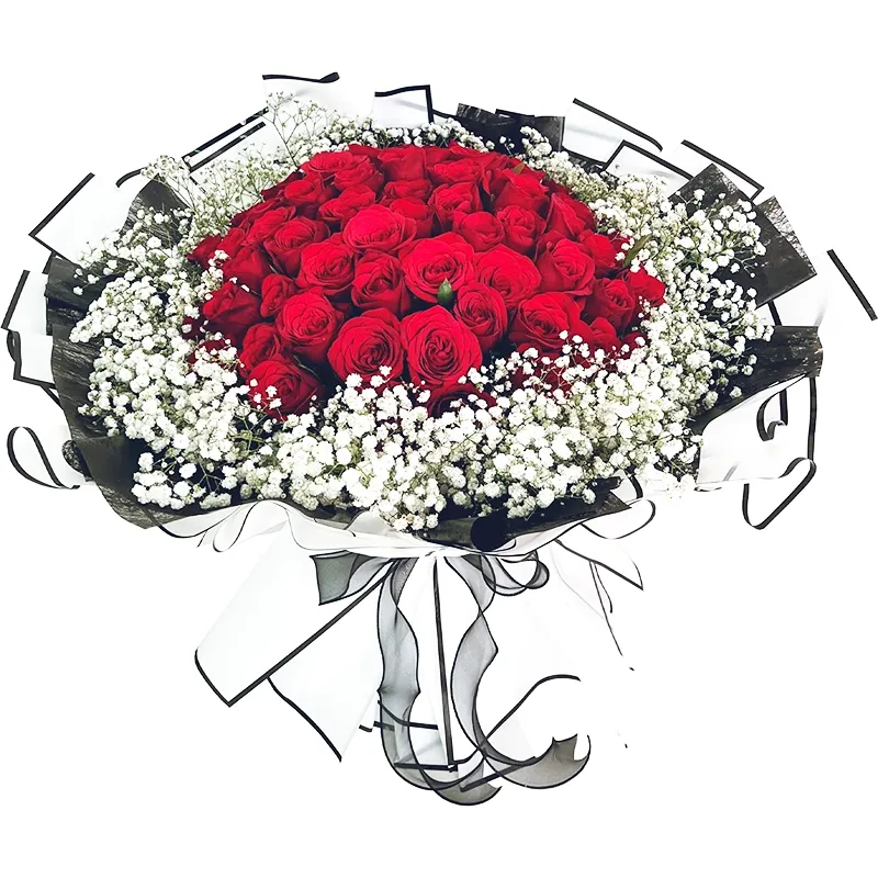 Композиция из 51 розы